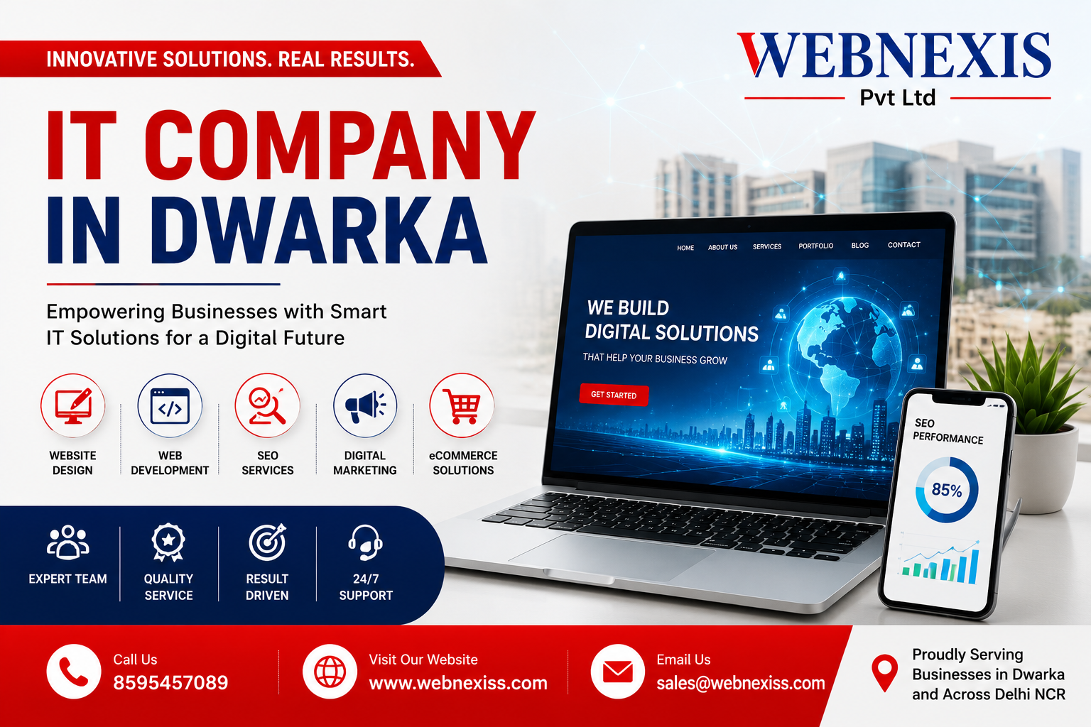 IT Company in Dwarka – Complete IT Solutions for Modern Businesses