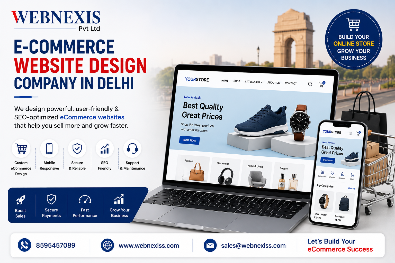 eCommerce Website Design Company in Delhi